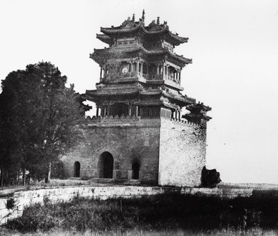 The Belvedere of the God of Literature at the Summer Palace, Beijing, 1860 by Felice Beato